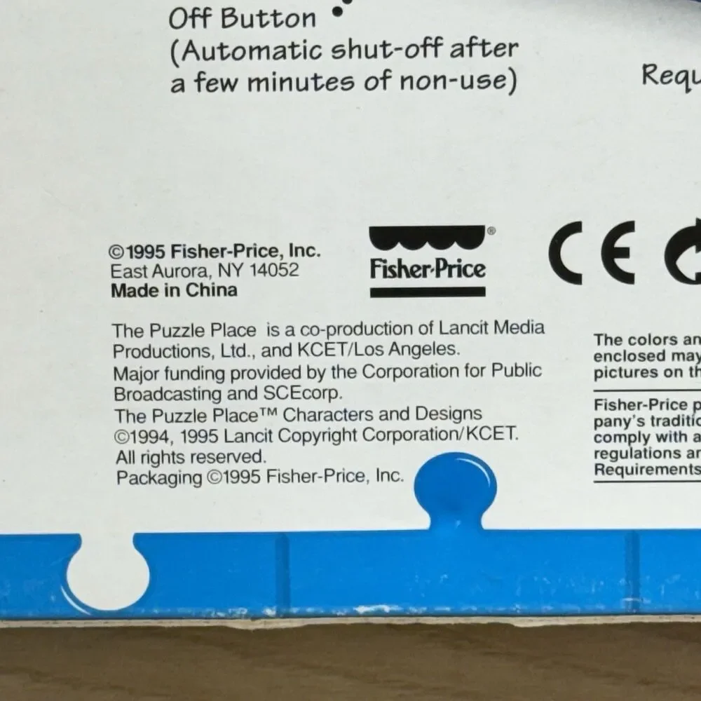 Fisher-Price puzzle place